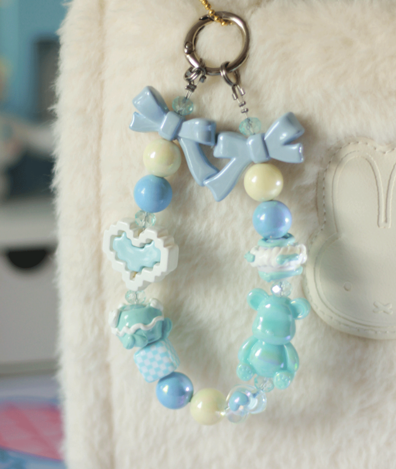 Fantaisie Bleu Bracelet Téléphone
