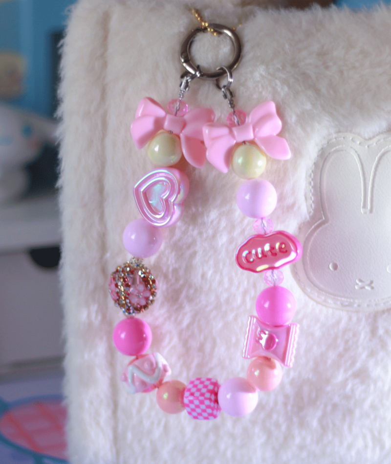 Luxe cute Rose Bracelet Téléphone