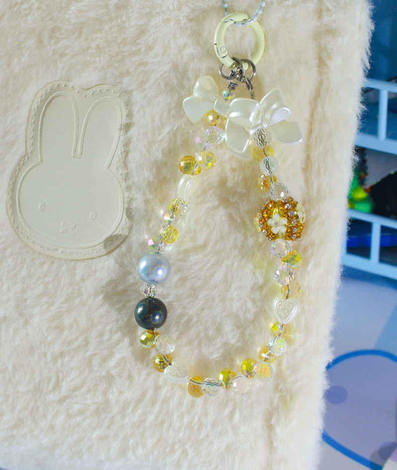 Luxe Blanc Bracelet Téléphone