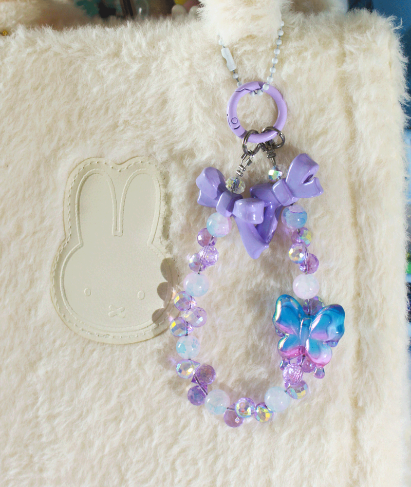 Luxe Violet Bracelet Téléphone