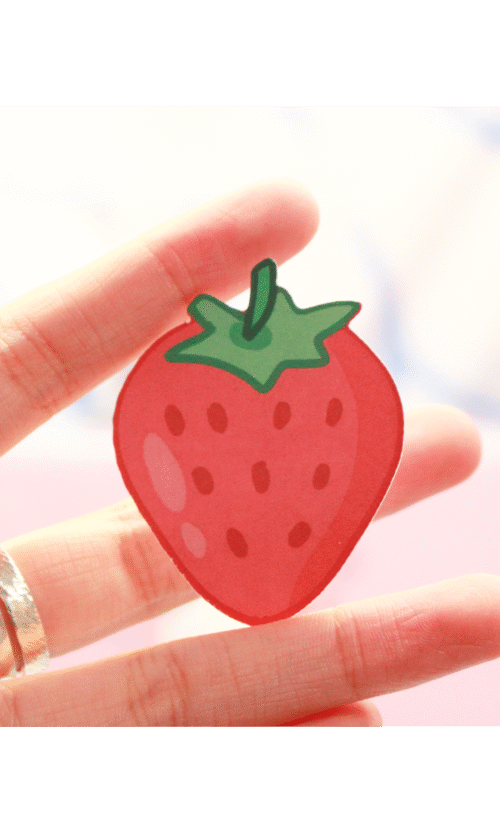 Fraise Stickers Unité